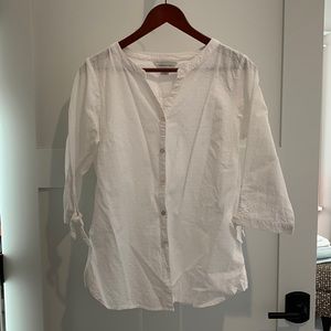 Christoper & Banks • Swiss dot shirt